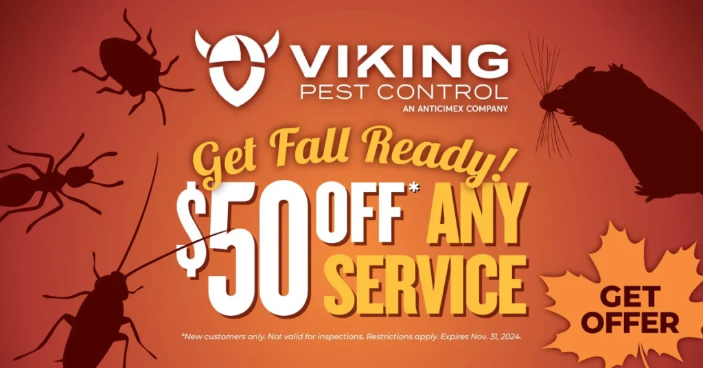 Save $50 on Any Viking Pest Control Service Coupon